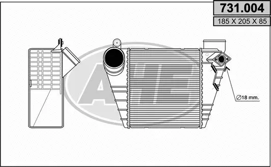 Charge Air Cooler (731.004)