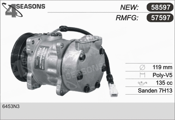 Compressor, air conditioning (57597)