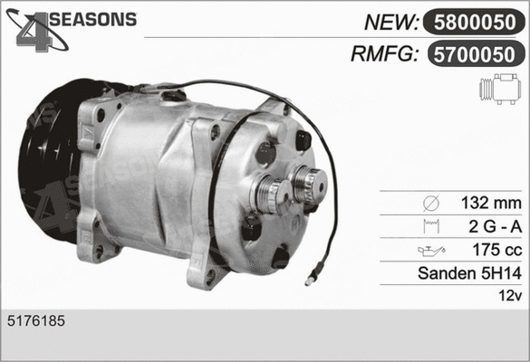 Compressor, air conditioning (5700050)