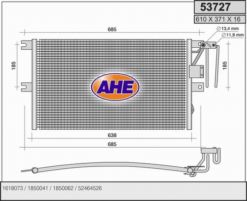 Condenser, air conditioning (53727)