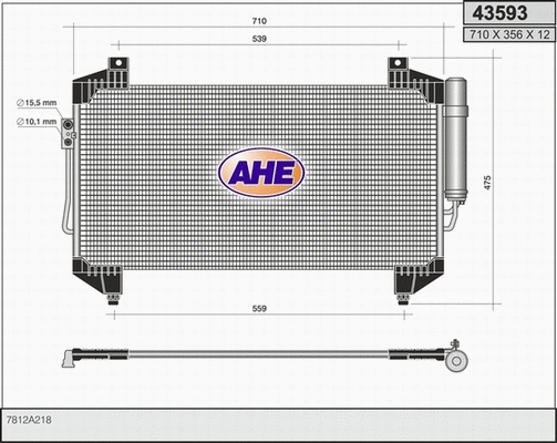 Condenser, air conditioning (43593)