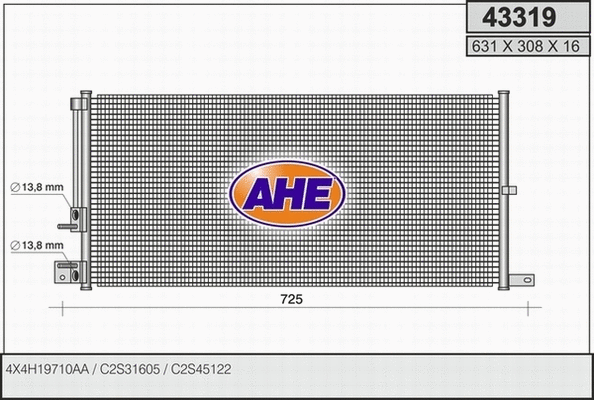 Condenser, air conditioning (43319)