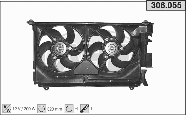 Fan, engine cooling (306.055)