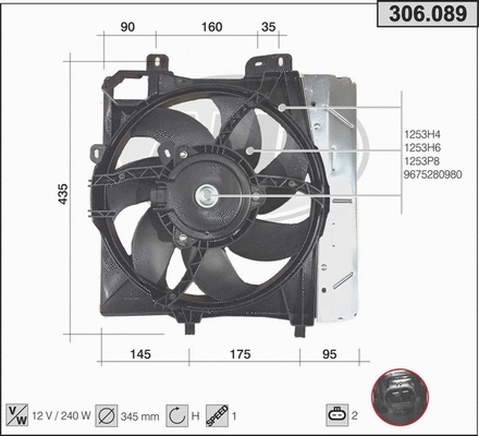 Fan, engine cooling (306.089)