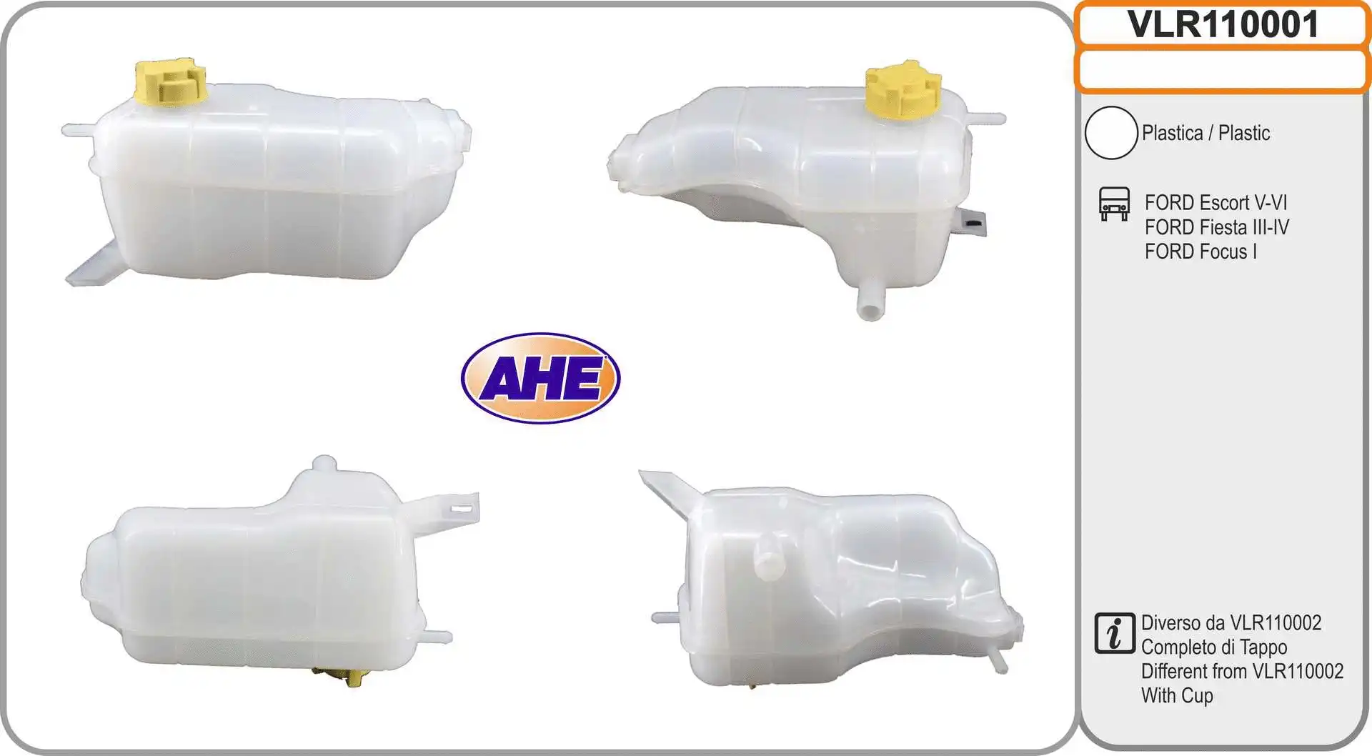 Expansion Tank, coolant (VLR110001)