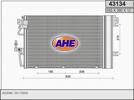 Condenser, air conditioning (43134)