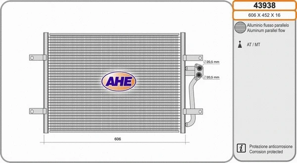 Condenser, air conditioning (43938)