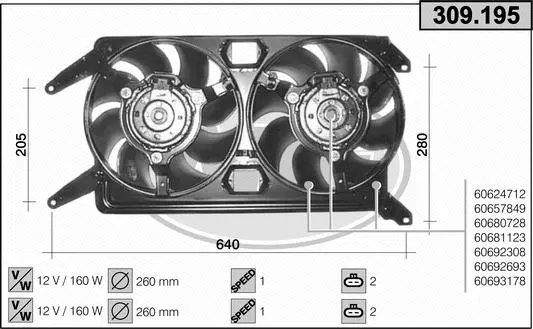 Fan, engine cooling (309.195)