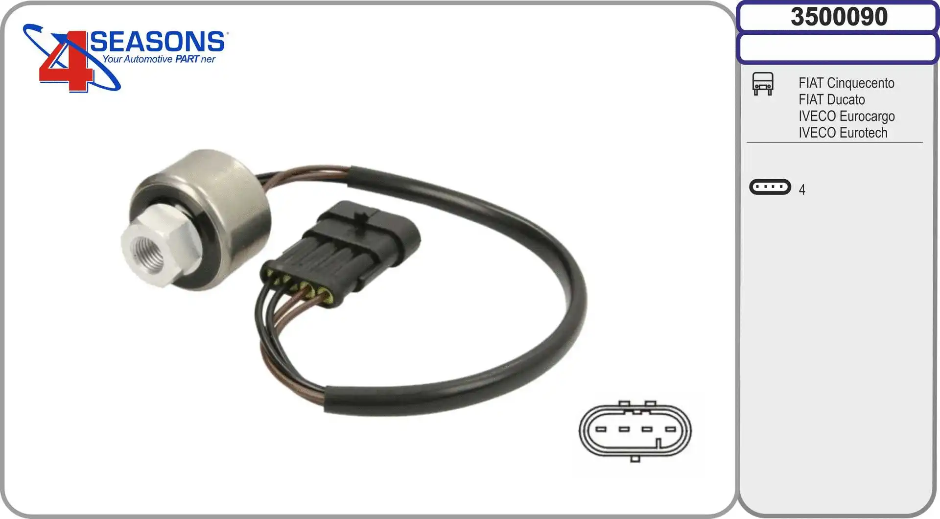 Pressure Switch, air conditioning (3500090)