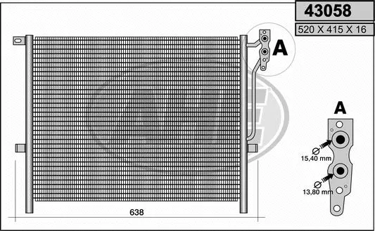 Condenser, air conditioning (43058)