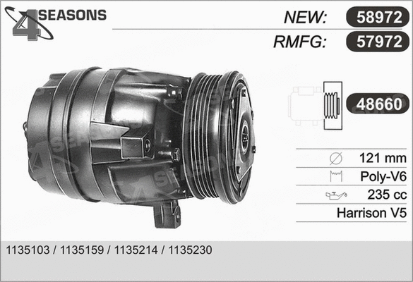 Compressor, air conditioning (57972)