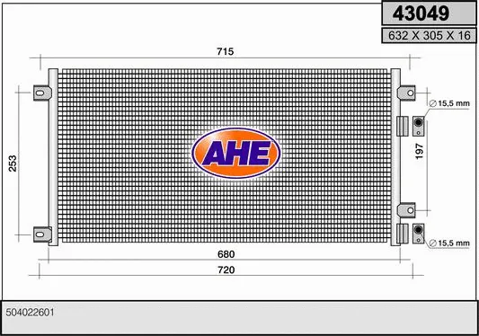 Condenser, air conditioning (43049)