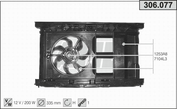 Fan, engine cooling (306.077)