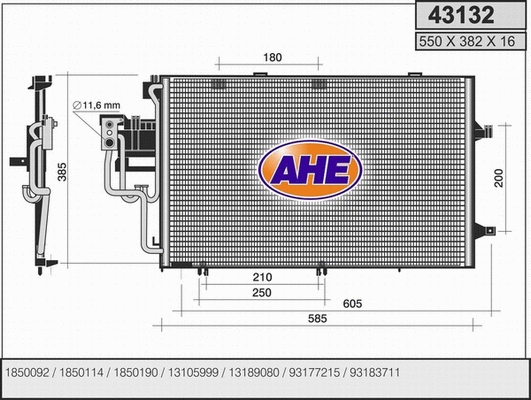Condenser, air conditioning (43132)