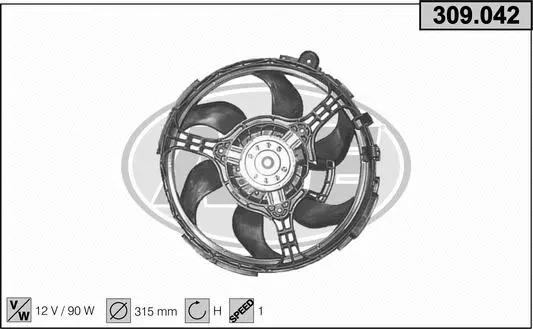 Fan, engine cooling (309.042)