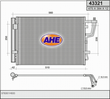 Condenser, air conditioning (43321)