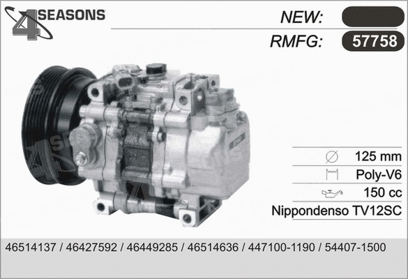 Compressor, air conditioning (57758)