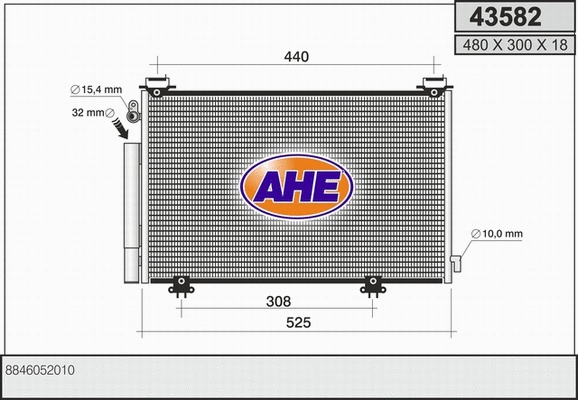 Condenser, air conditioning (43582)