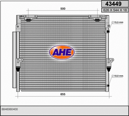 Condenser, air conditioning (43449)