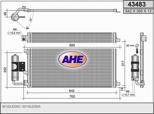 Condenser, air conditioning (43483)