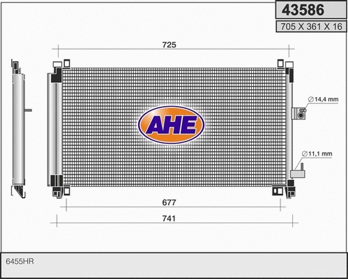 Condenser, air conditioning (43586)