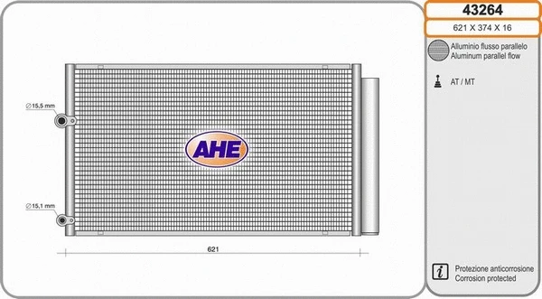 Condenser, air conditioning (43264)
