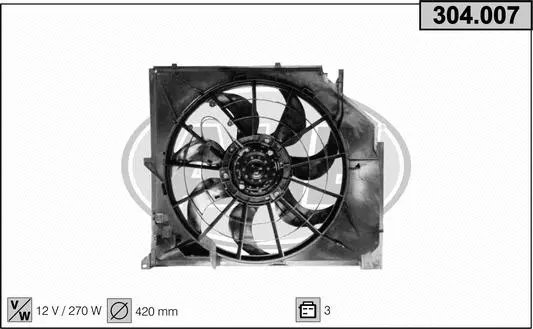 Fan, engine cooling (304.007)