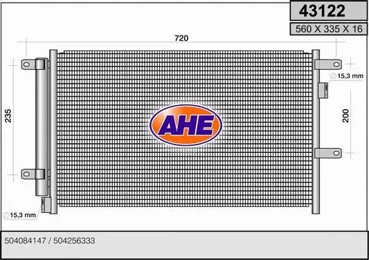 Condenser, air conditioning (43122)