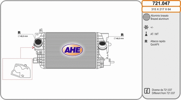 Charge Air Cooler (721.047)