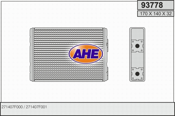 Heat Exchanger, interior heating (93778)