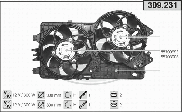 Fan, engine cooling (309.231)