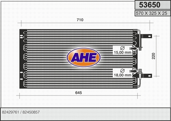 Condenser, air conditioning (53650)