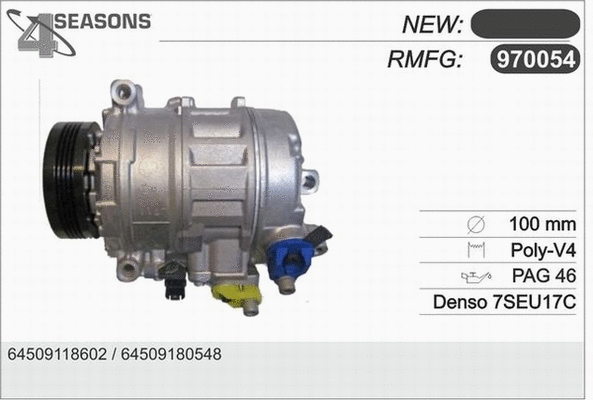 Compressor, air conditioning (970054)