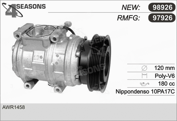 Compressor, air conditioning (97926)