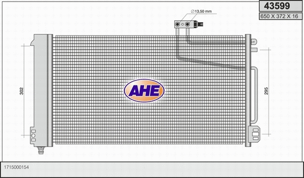 Condenser, air conditioning (43599)