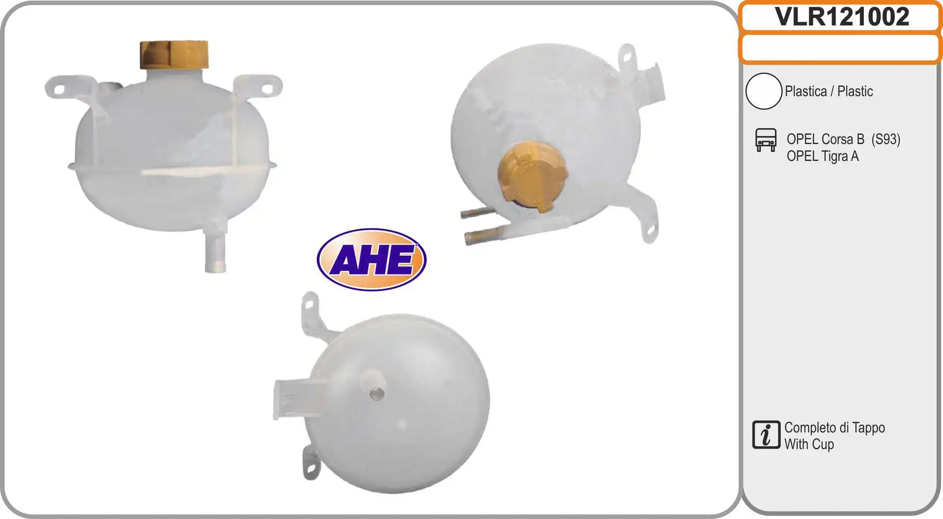 Expansion Tank, coolant (VLR121002)
