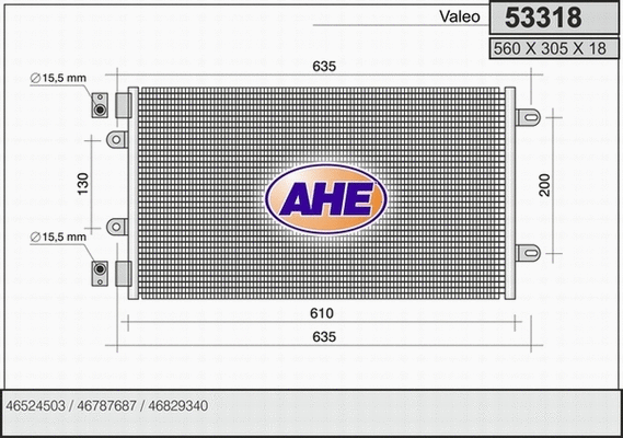 Condenser, air conditioning (53318)