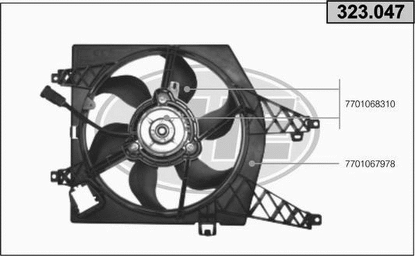 Fan, engine cooling (323.047)