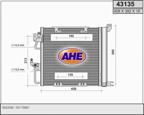 Condenser, air conditioning (43135)