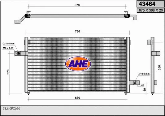 Condenser, air conditioning (43464)