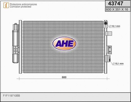 Condenser, air conditioning (43747)