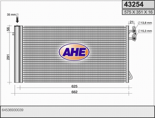 Condenser, air conditioning (43254)