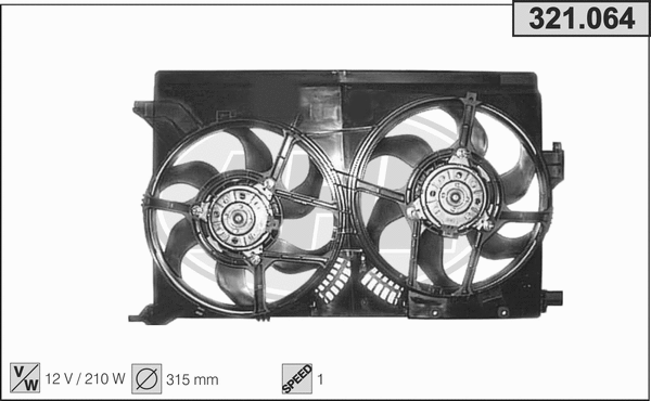 Fan, engine cooling (321.064)