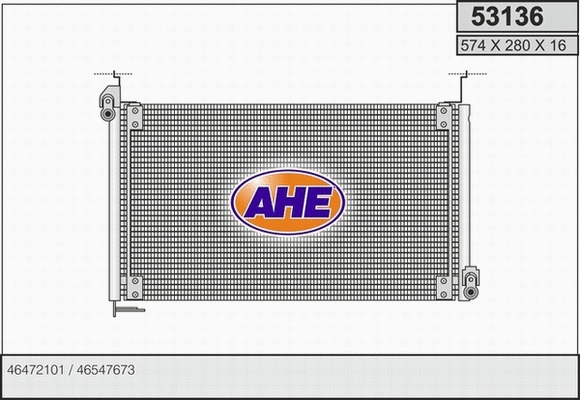 Condenser, air conditioning (53136)