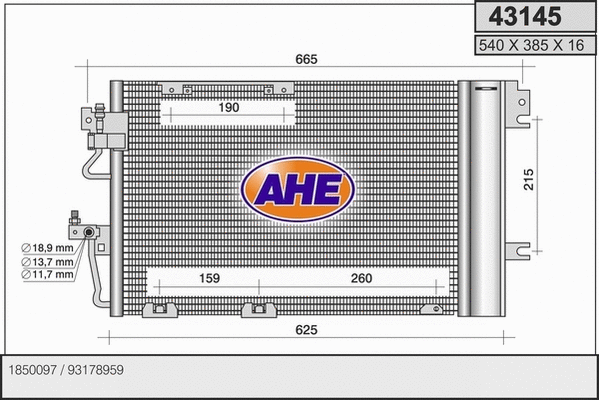 Condenser, air conditioning (43145)