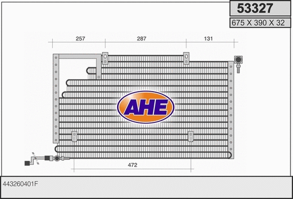 Condenser, air conditioning (53327)