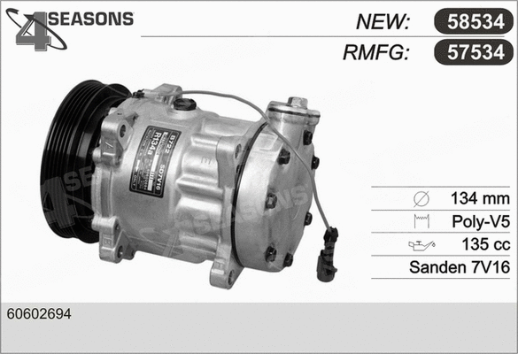 Compressor, air conditioning (57534)