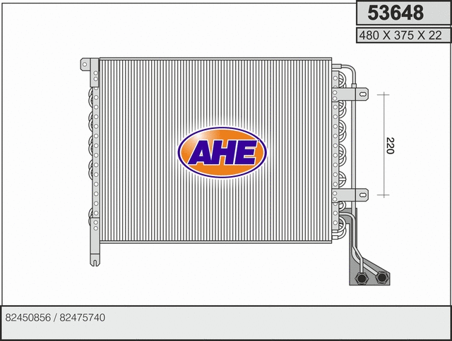 Condenser, air conditioning (53648)