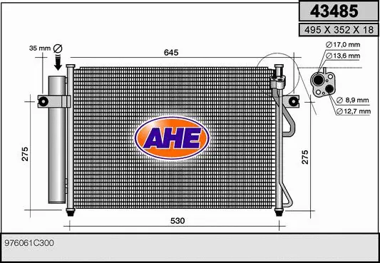 Condenser, air conditioning (43485)