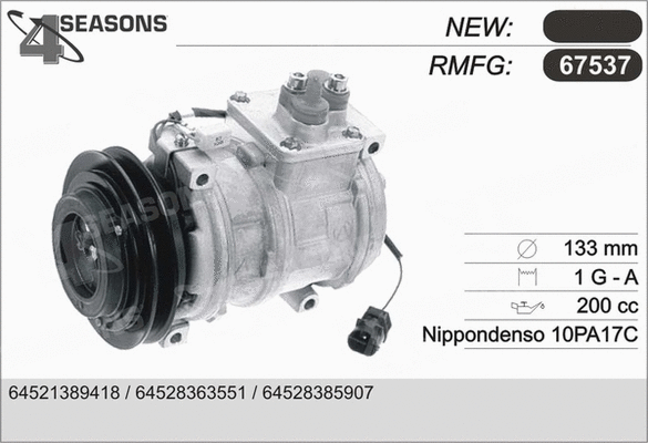 Compressor, air conditioning (67537)